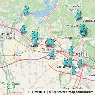 Mappa Via Serradelli, 25035 Ospitaletto BS, Italia (9.675)