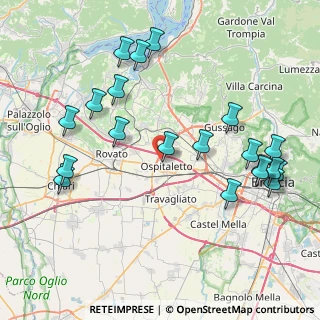 Mappa Via Serradelli, 25035 Ospitaletto BS, Italia (9.302)