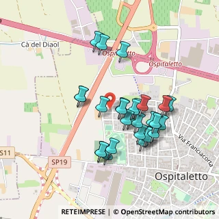 Mappa Via Serradelli, 25035 Ospitaletto BS, Italia (0.39643)