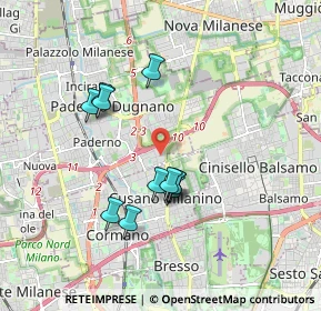 Mappa Via Ezio Vanoni, 20037 Paderno Dugnano MI, Italia (1.58727)