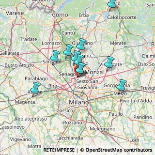 Mappa Via Ezio Vanoni, 20037 Paderno Dugnano MI, Italia (11.65273)