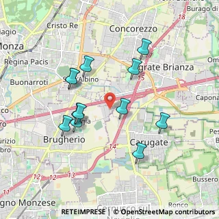 Mappa Via Eratostene, 20047 Brugherio MB, Italia (1.72333)