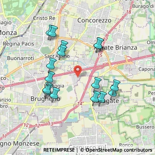 Mappa Via Eratostene, 20047 Brugherio MB, Italia (1.90438)