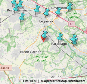 Mappa Via Cavalese, 20039 Canegrate MI, Italia (5.2275)