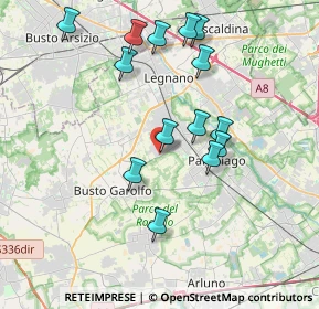 Mappa Via Cavalese, 20039 Canegrate MI, Italia (3.72)