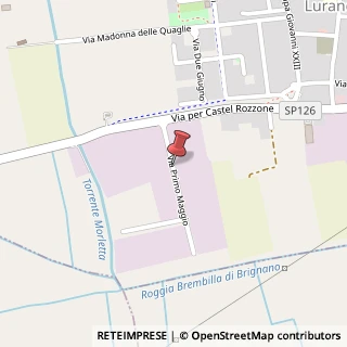 Mappa Via i maggio, 24050 Lurano, Bergamo (Lombardia)