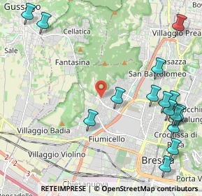 Mappa Quartiere G. C. Abba Traversa Sesta, 25125 Brescia BS, Italia (2.762)