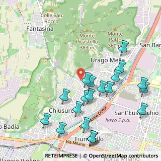 Mappa Quartiere G. C. Abba Traversa Sesta, 25125 Brescia BS, Italia (1.176)