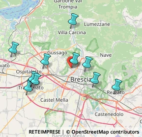 Mappa Quartiere G. C. Abba Traversa Sesta, 25127 Brescia BS, Italia (8.06455)