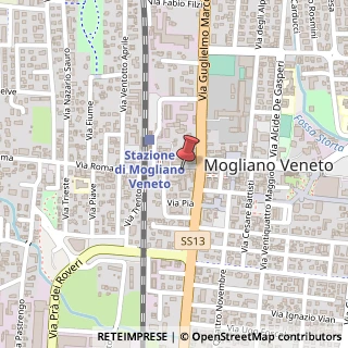 Mappa Via Giacomo Matteotti, 13/B, 31021 Mogliano Veneto, Treviso (Veneto)