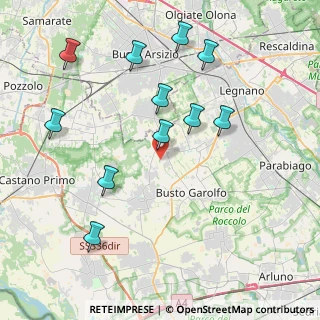 Mappa Via dei Bruchè, 20020 Dairago MI, Italia (4.28455)