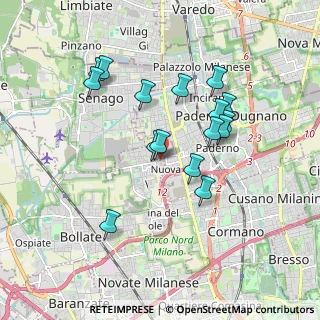 Mappa Via Luciano Manara, 20021 Bollate MI, Italia (1.65813)