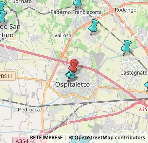 Mappa Via Sant'Anna, 25035 Ospitaletto BS, Italia (3.07615)