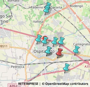 Mappa Via Sant'Anna, 25035 Ospitaletto BS, Italia (1.63333)