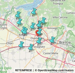 Mappa Via Sant'Anna, 25035 Ospitaletto BS, Italia (5.83286)