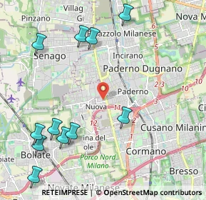 Mappa Via Giovanni Pesce, 20037 Paderno Dugnano MI, Italia (2.63818)