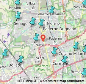 Mappa Via Giovanni Pesce, 20037 Paderno Dugnano MI, Italia (3.03813)