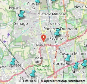 Mappa Via Giovanni Pesce, 20037 Paderno Dugnano MI, Italia (2.99)