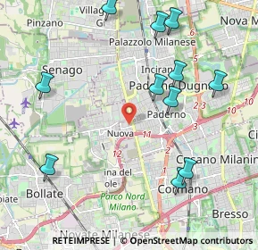 Mappa Via Giovanni Pesce, 20037 Paderno Dugnano MI, Italia (2.37)