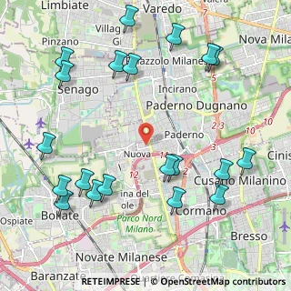 Mappa Via Giovanni Pesce, 20037 Paderno Dugnano MI, Italia (2.587)