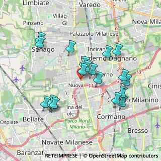 Mappa Via Giovanni Pesce, 20037 Paderno Dugnano MI, Italia (1.81263)