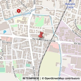 Mappa Via 25 Aprile, 151, 25038 Rovato, Brescia (Lombardia)