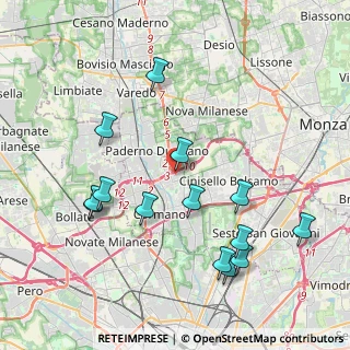 Mappa Viale dell'Industria, 20037 Paderno Dugnano MI, Italia (4.30714)