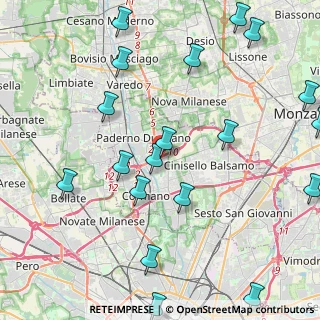 Mappa Viale dell'Industria, 20037 Paderno Dugnano MI, Italia (5.46)