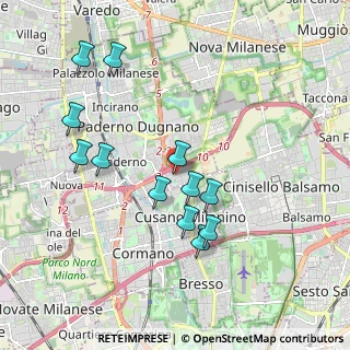 Mappa Via dell'Industria, 20037 Paderno Dugnano MI, Italia (1.85)