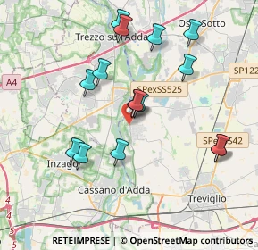 Mappa Via Don Luigi Sturzo, 24045 Fara Gera d'Adda BG, Italia (3.64067)