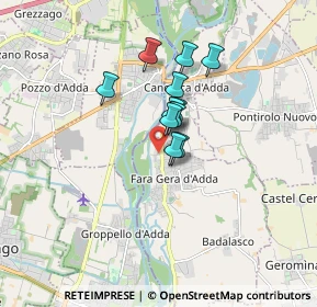 Mappa Via Don Luigi Sturzo, 24045 Fara Gera d'Adda BG, Italia (1.09636)
