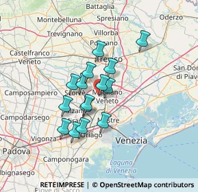 Mappa Via Mattarella Piersanti, 30037 Scorzè VE, Italia (9.97067)