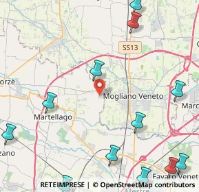 Mappa Via Mattarella Piersanti, 30037 Scorzè VE, Italia (6.2525)