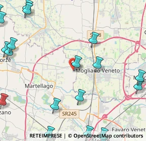 Mappa Via Mattarella Piersanti, 30037 Scorzè VE, Italia (6.724)