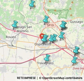 Mappa Via Dante Alighieri, 25035 Ospitaletto BS, Italia (4.00333)