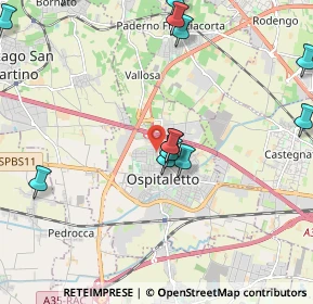 Mappa Via Dante Alighieri, 25035 Ospitaletto BS, Italia (2.585)