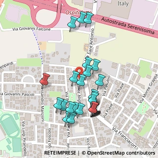 Mappa Via Dante Alighieri, 25035 Ospitaletto BS, Italia (0.23846)