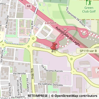 Mappa Via mascagni pietro 12, 20020 Lainate, Milano (Lombardia)