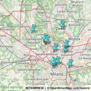 Mappa Via Carlo Farini, 20021 Bollate MI, Italia (6.75364)
