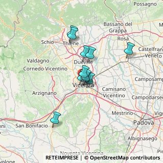 Mappa Via Giovanni Durando, 36100 Vicenza VI, Italia (9.48364)