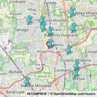 Mappa Via Andrè Marie Ampere, 20037 Paderno Dugnano MI, Italia (2.32636)