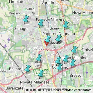 Mappa Via Andrè Marie Ampere, 20037 Paderno Dugnano MI, Italia (2.11143)