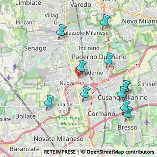 Mappa Via Andrè Marie Ampere, 20037 Paderno Dugnano MI, Italia (2.29)