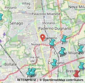 Mappa Via Andrè Marie Ampere, 20037 Paderno Dugnano MI, Italia (3.065)