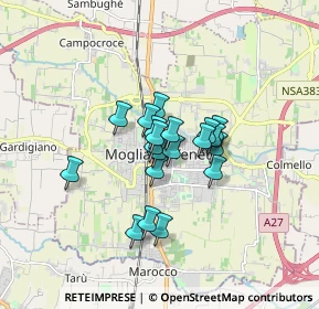 Mappa Via Cesare Battisti, 31021 Mogliano Veneto TV, Italia (1.068)