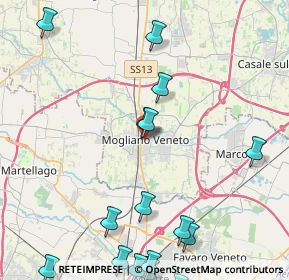 Mappa Via Don G. Bosco, 31021 Mogliano Veneto TV, Italia (6.11556)