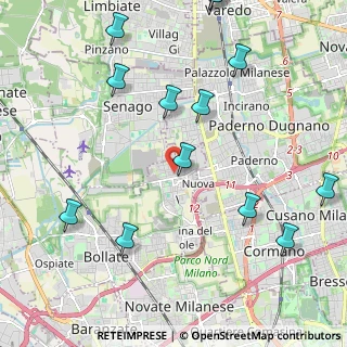 Mappa Via Cesare Cantù, 20021 Bollate MI, Italia (2.65385)