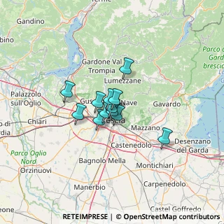 Mappa Via Grazzine, 25128 Brescia BS, Italia (7.13583)
