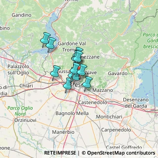 Mappa Via Grazzine, 25128 Brescia BS, Italia (7.68)