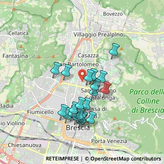 Mappa Via delle Grazzine, 25128 Brescia BS, Italia (1.663)